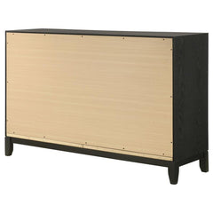 Valencia 6-drawer Dresser Black - 223043