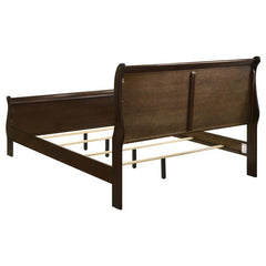 Louis Philippe 5-piece Full Bedroom Set Cappuccino - 202411F-S5