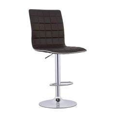 Ashbury Upholstered Adjustable Bar Stools Black and Chrome (Set of 2) - 122087