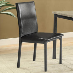 Garza Upholstered Dining Chairs Black (Set of 2) - 100612