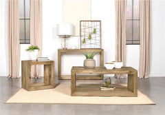 Benton Rectangular Solid Wood Coffee Table Natural - 704838