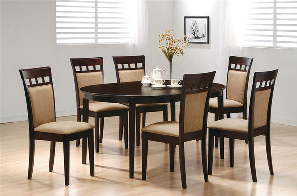 Gabriel Oval Dining Table Cappuccino - 100770
