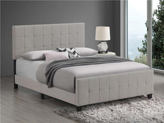 Fairfield Upholstered Eastern King Panel Bed Beige - 305952KE