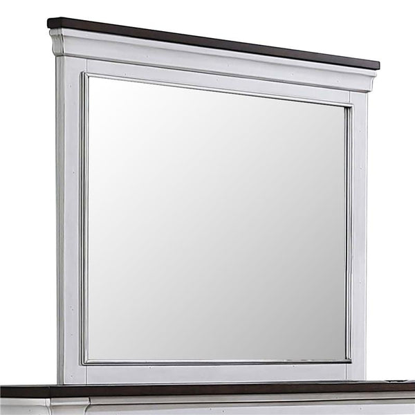 Hillcrest Dresser Mirror Distressed White - 223354