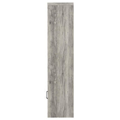 Burke 3-shelf Engineered Wood Media Tower Grey Driftwood - 707726