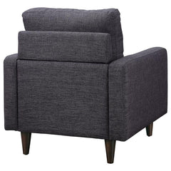 Watsonville Upholstered Track Arm Tufted Accent Chair Grey - 552003