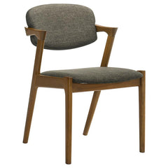 Malone Dining Side Chairs Brown and Dark Walnut (Set of 2) - 105352