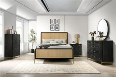 Arini 8-drawer Dresser with Mirror Black - 224333M