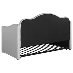 Elmore Upholstered Twin Daybed with Trundle Light Grey - 300629