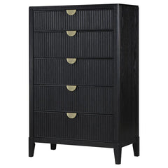 Brookmead 5-drawer Bedroom Chest Black - 224715