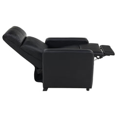 Toohey Upholstered Tufted Recliner Living Room Set Black - 600181-S5B
