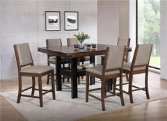 Patterson 7-piece Counter Height Dining Set Mango Oak - 108888-S7