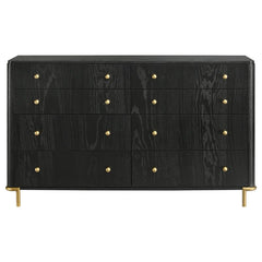 Arini 8-drawer Dresser Black - 224333