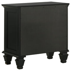 Sandy Beach 5-piece Eastern King Bedroom Set Black - 201329KE-S5