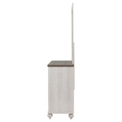 Stillwood 6-drawer Dresser with Mirror Vintage Linen - 223283M