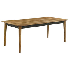 Partridge 5-piece Rectangular Dining Set Natural Sheesham and Espresso - 110571-S5E