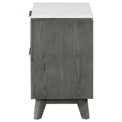 Nathan 2-drawer Nightstand Grey - 224602