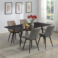 Brassie Upholstered Side Chairs Grey (Set of 2) - 110272