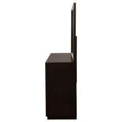 Durango 8-drawer Dresser with Mirror Smoked Peppercorn - 223263M
