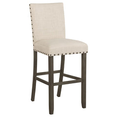 Ralland Upholstered Bar Stools with Nailhead Trim Beige (Set of 2) - 193139