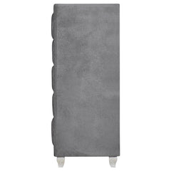 Deanna 5-drawer Rectangular Chest Grey - 205105
