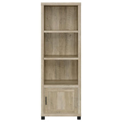 Sachin 3-shelf Engineered Wood Media Tower Distressed Pine - 707746
