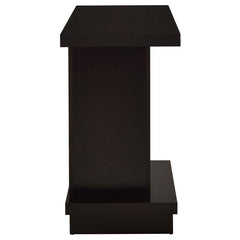 Reston Engineered Wood Pedestal Console Table Cappuccino - 705169