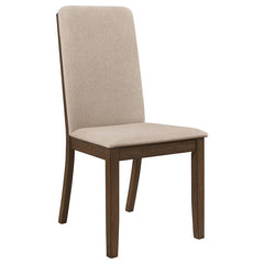 Wethersfield 5-piece Dining Set Medium Walnut and Latte - 109841-S5