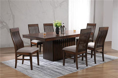 Briarwood Rectangular Dining Table with 18" Removable Extension Leaf Mango Oak - 182991