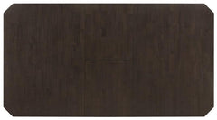 Prentiss Rectangular Counter Height Table with Butterfly Leaf Cappuccino - 193108