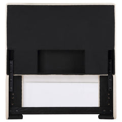 Kosmo Upholstered Twin Panel Headboard Sand - 315993T