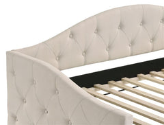 Sadie Upholstered Twin Daybed with Trundle Taupe - 300639