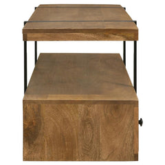 Otto 5-drawer Mango Wood 70" TV Stand Media Console Brown - 703243