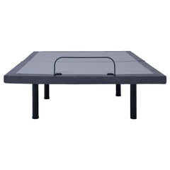 Clara Full Adjustable Bed Base Grey and Black - 350131F