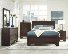 Kauffman 5-drawer Chest Dark Cocoa - 204395