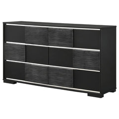 Blacktoft 6-drawer Dresser Black - 207103