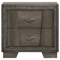 Janine 4-piece Eastern King Bedroom Set Grey - 223551KE-S4
