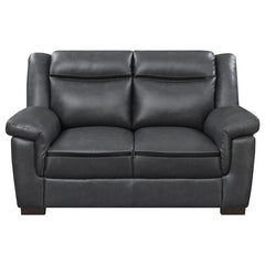 Arabella 2-piece Upholstered Padded Arm Sofa Set Grey - 506591-S2