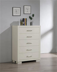 Jessica 5-drawer Chest White - 202995
