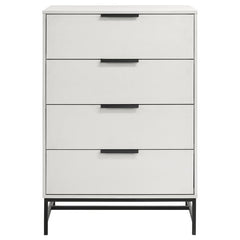 Sonora 4-drawer Bedroom Chest White - 224865