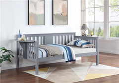 Bethany Wood Twin Daybed with Drop-down Tables Grey - 300838