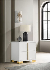 Marceline 2-drawer Nightstand White - 222932