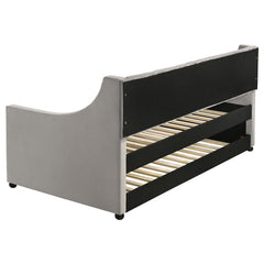Chatsboro Upholstered Twin Daybed with Trundle Grey - 305883