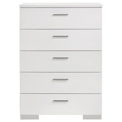 Jeremaine 5-piece California King Bedroom Set White - 300345KW-S5