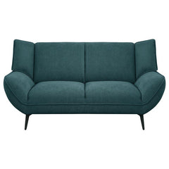 Acton 3-piece Upholstered Flared Arm Sofa Set Teal Blue - 511161-S3