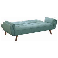 Caufield Upholstered Convertible Sofa Bed Turquoise Blue - 360097