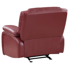 Camila Upholstered Glider Recliner Chair Red - 610243