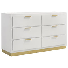 Caraway 5-piece California King Bedroom Set White - 224771KW-S5