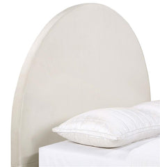 June Upholstered Queen or Full Panel Headboard Ivory - 315926QF