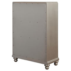 Bling Game 6-drawer Chest Metallic Platinum - 204185